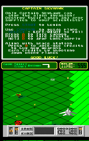 Captain Sky Hawk (PlayChoice-10) Screenshot 1